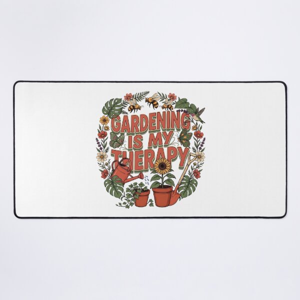 Item preview, Gardening Is My Therapy  Funny Gardening designed and sold by AleksandraJac05.