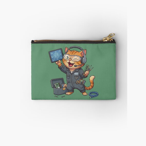 Item preview, Cute Computer Tech Cat designed and sold by zaoroo shop.