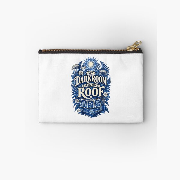 Item preview, Botanical Cyanotype Pun — My Darkroom Has No Roof designed and sold by UrbanCanvvas.