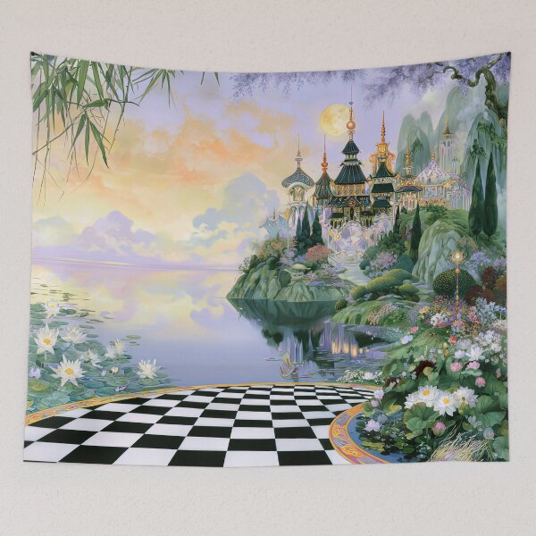 Item preview, Haven of the Lotus Sky designed and sold by bloorose.