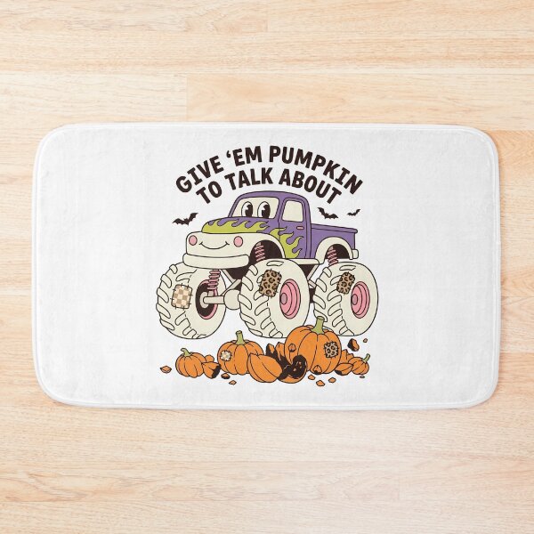 Item preview, Pumpkin Monster Truck Cute Halloween Kids designed and sold by KroghDs.