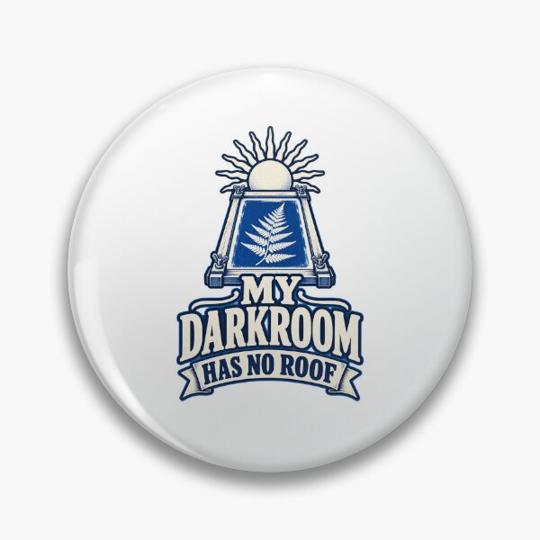 Item preview, Funny Cyanotype Artist Shirt — My Darkroom Has No Roof designed and sold by UrbanCanvvas.