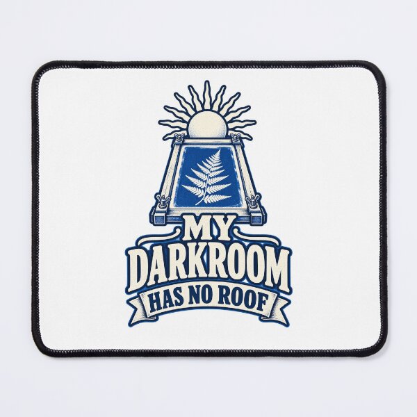 Item preview, Funny Cyanotype Artist Shirt — My Darkroom Has No Roof designed and sold by UrbanCanvvas.