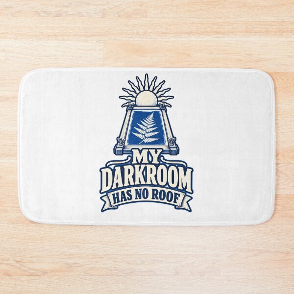 Item preview, Funny Cyanotype Artist Shirt — My Darkroom Has No Roof designed and sold by UrbanCanvvas.