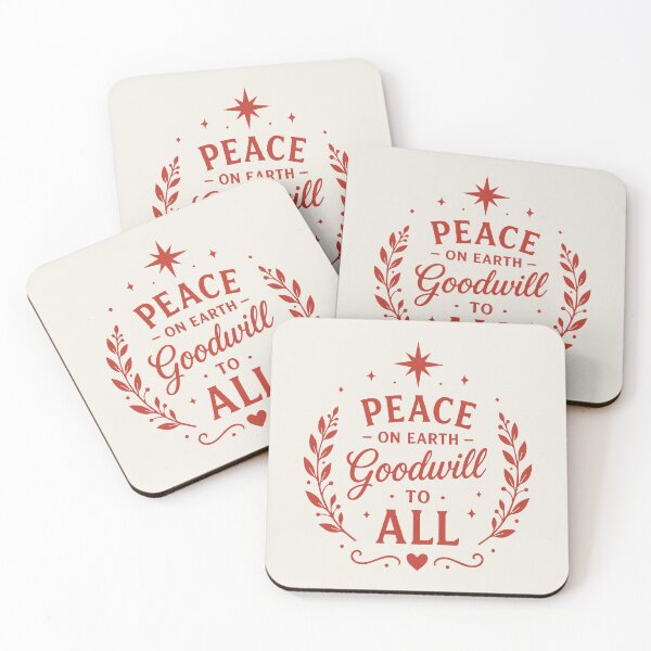 Item preview, Peace On Earth Goodwill To All – Vintage Christmas Art designed and sold by Tklezardesigns.