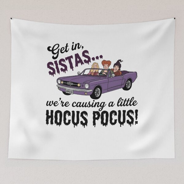 Item preview, Hocus Pocus Witches Retro Car Halloween designed and sold by KroghDs.