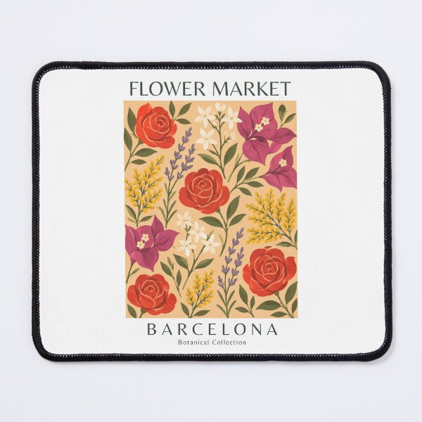 Item preview, Barcelona - Flower Market designed and sold by StudioRedKoala.