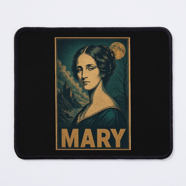 Item preview, Mary Shelley Vintage Gothic Portrait Frankenstein Author designed and sold by ValentinaHramov.