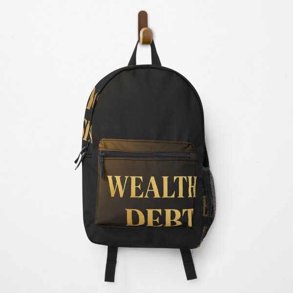 Item preview, Wealth Whispers, Debt Shouts | Gold Accent Finance Poster designed and sold by Zaramodo.