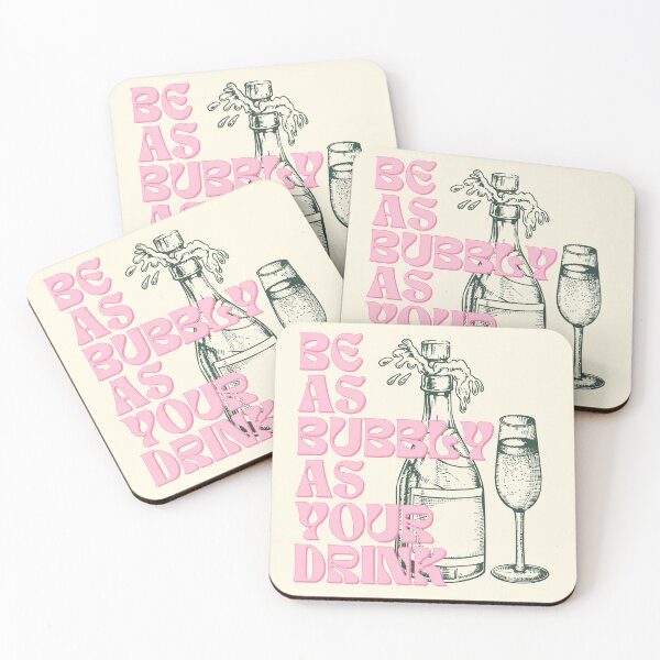 Item preview, Be As Bubbly As You Drink Vintage Champagne Pop Art designed and sold by PulseCanvas.