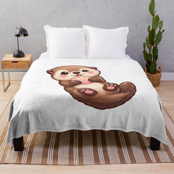Item preview, Kawaii Otter Holding a Seashell designed and sold by Krys-Designs.
