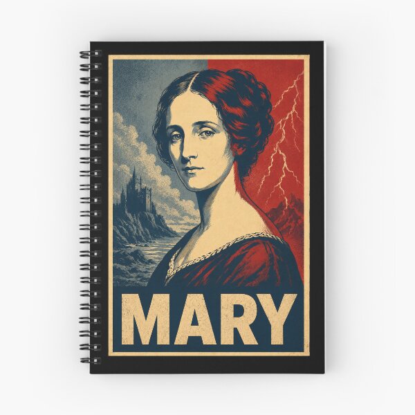 Item preview, Mary Shelley, retrato gótico antiguo, autora de Frankenstein designed and sold by ValentinaHramov.