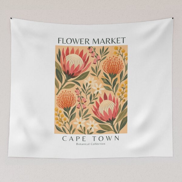 Item preview, Cape Town - Flower Market designed and sold by StudioRedKoala.