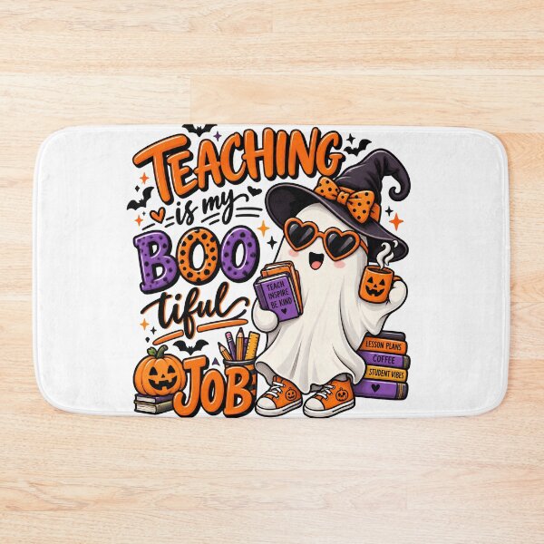 Item preview, Teaching Is My Boo-tiful Job – Cute Halloween Ghost Teacher Design designed and sold by Gallery-yuuna .