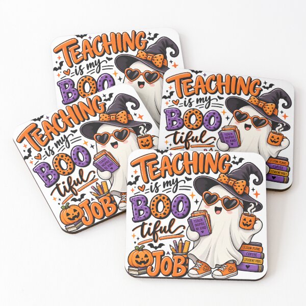 Item preview, Teaching Is My Boo-tiful Job – Cute Halloween Ghost Teacher Design designed and sold by Gallery-yuuna .
