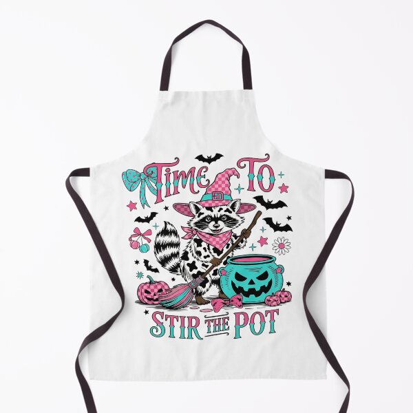 Item preview, Time To Stir The Pot Halloween Witch Raccoon designed and sold by KroghDs.