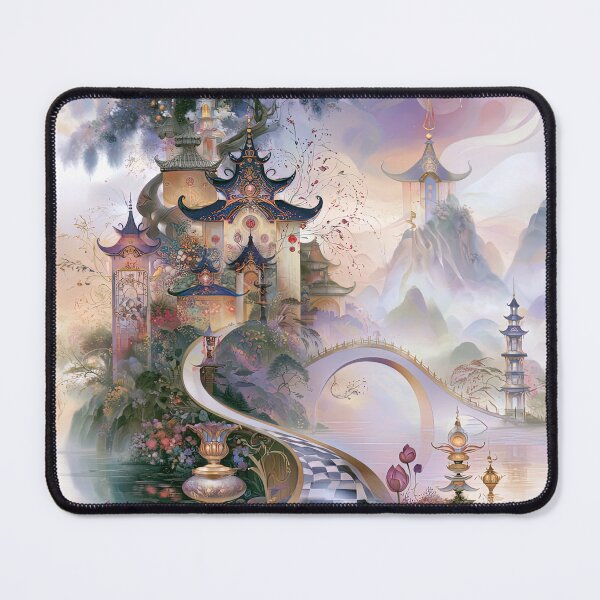 Item preview, Bridge to the Celestial Pagoda designed and sold by bloorose.