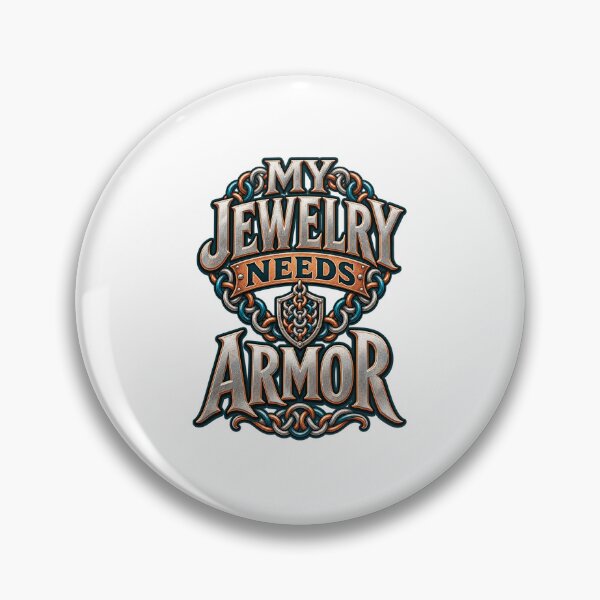 Item preview, Funny Chainmaille Jewelry Shirt — My Jewelry Needs Armor designed and sold by UrbanCanvvas.