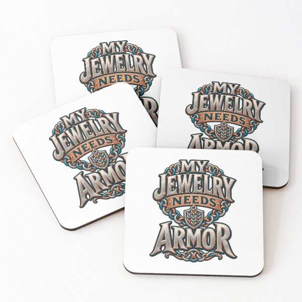 Item preview, Funny Chainmaille Jewelry Shirt — My Jewelry Needs Armor designed and sold by UrbanCanvvas.