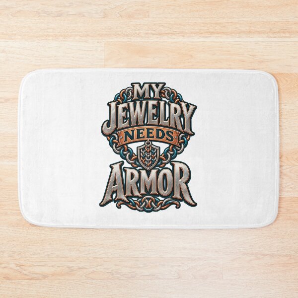 Item preview, Funny Chainmaille Jewelry Shirt — My Jewelry Needs Armor designed and sold by UrbanCanvvas.