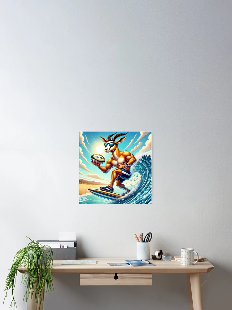 Thumbnail 2 of 3, Poster, Springboks Rugby designed and sold by SaltCraft.
