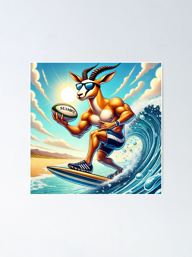 Thumbnail 1 of 3, Poster, Springboks Rugby designed and sold by SaltCraft.