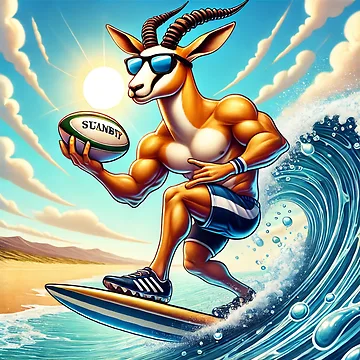 Artwork thumbnail, Springboks Rugby  by SaltCraft