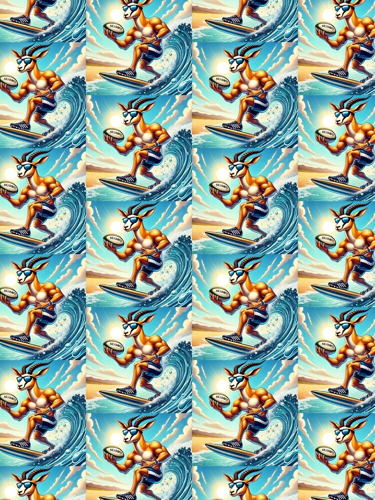 Thumbnail 5 of 5, A-Line Dress, Springboks Rugby  designed and sold by SaltCraft.