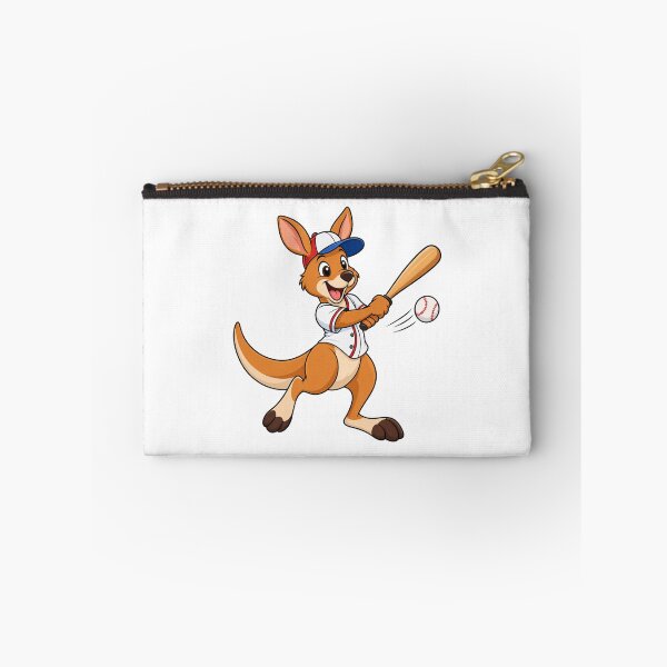Item preview, Happy Kangaroo Playing Baseball designed and sold by Medya-Tivation.