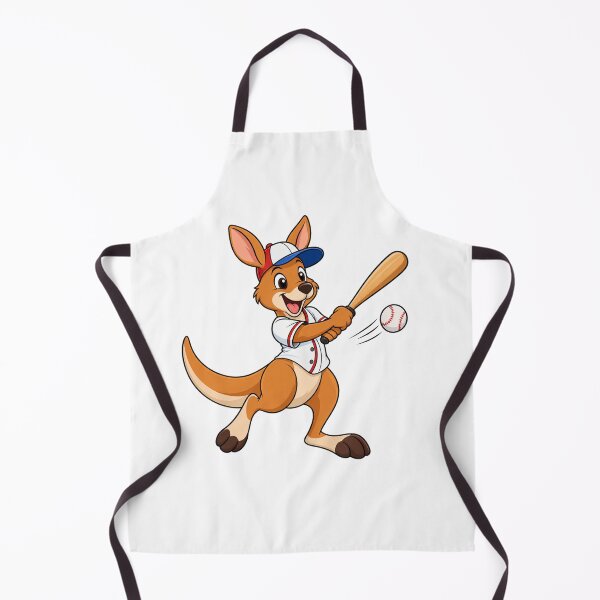 Item preview, Happy Kangaroo Playing Baseball designed and sold by Medya-Tivation.
