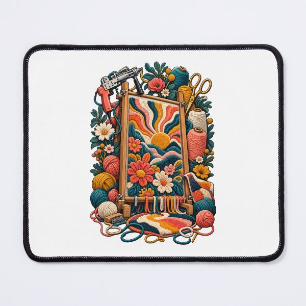 Item preview, Colorful Rug Tufting Studio Frame Art designed and sold by UrbanCanvvas.