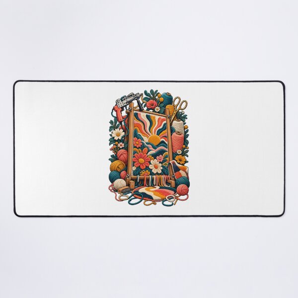 Item preview, Colorful Rug Tufting Studio Frame Art designed and sold by UrbanCanvvas.