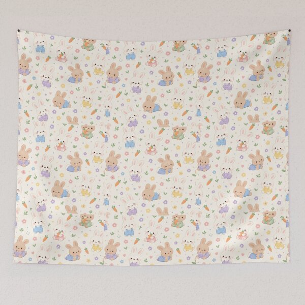 Item preview, Bunny Pattern designed and sold by Blue  Robin.