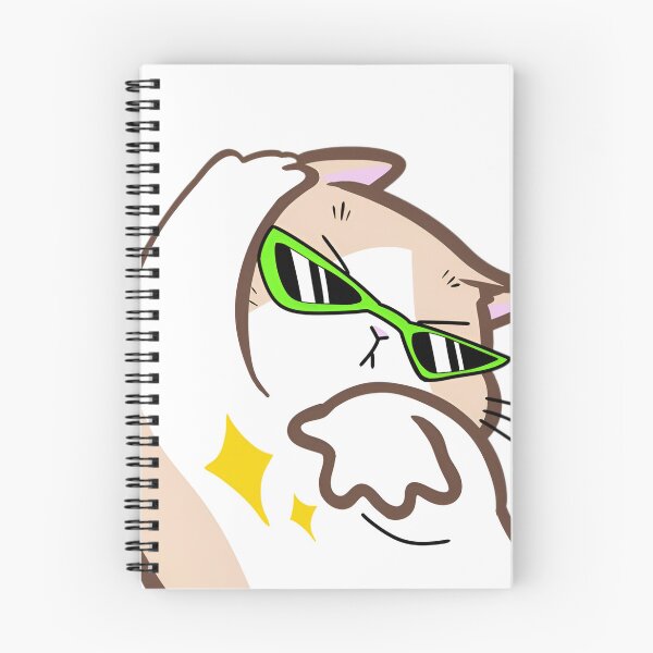 Item preview, Cool Neon Glasses Cat – Funny Cartoon Cat Design designed and sold by Dyan4.
