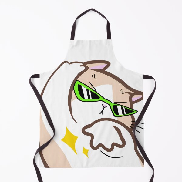 Item preview, Cool Neon Glasses Cat – Funny Cartoon Cat Design designed and sold by Dyan4.