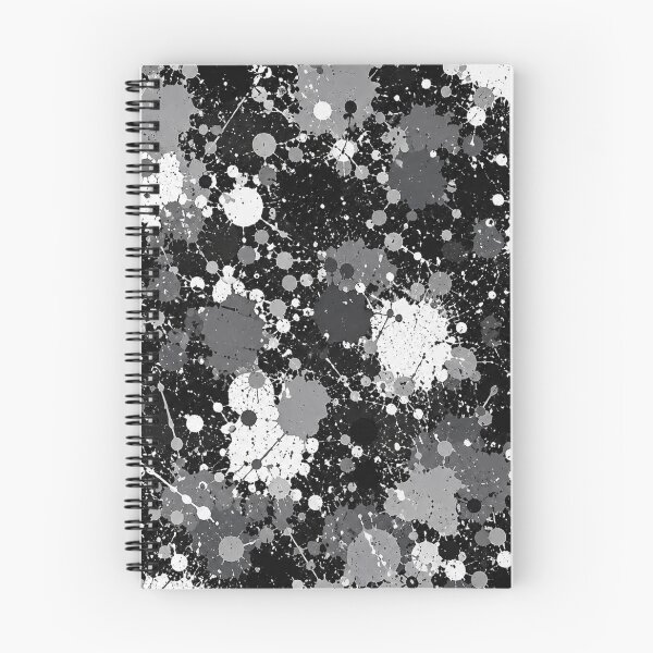 Item preview, Monochrome Splatter Action Abstract Art designed and sold by THE SPLATTERED HAUS BY SAGE BANKS.
