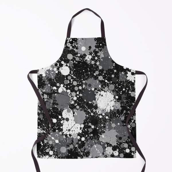 Item preview, Monochrome Splatter Action Abstract Art designed and sold by THE SPLATTERED HAUS BY SAGE BANKS.