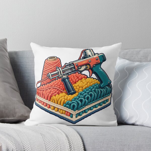 Item preview, Tufting Gun and Raised Yarn Pile Design designed and sold by UrbanCanvvas.