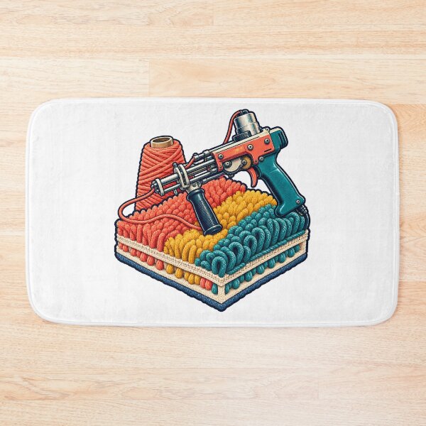 Item preview, Tufting Gun and Raised Yarn Pile Design designed and sold by UrbanCanvvas.