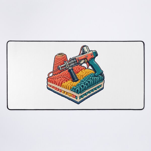 Item preview, Tufting Gun and Raised Yarn Pile Design designed and sold by UrbanCanvvas.