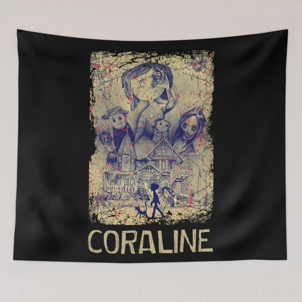 Item preview, Coraline Film Movies Halloween Vintage designed and sold by RiosRickets.