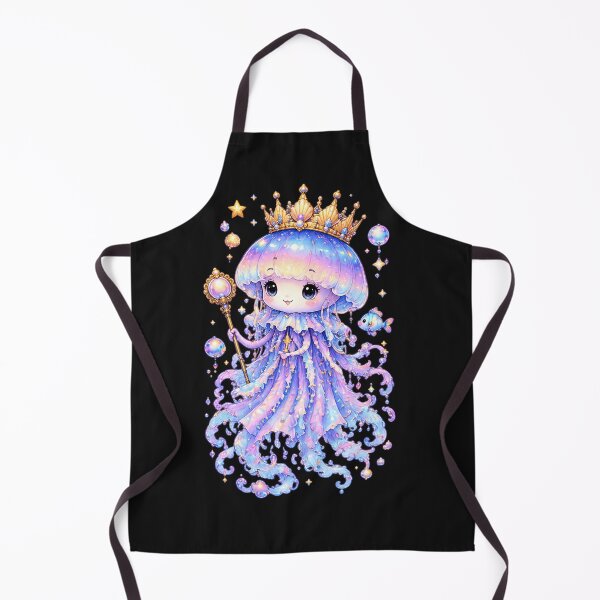Item preview, Jellyfish Princess – Cute Kawaii Magical Ocean Fantasy designed and sold by Dreamy Ocean Art.
