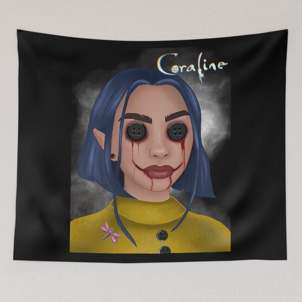 Item preview, Movies Halloween Coraline Vintage Film designed and sold by RiosRickets.