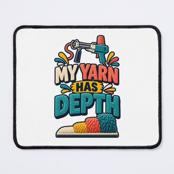 Item preview, Funny Tufting Shirt — My Yarn Has Depth designed and sold by UrbanCanvvas.