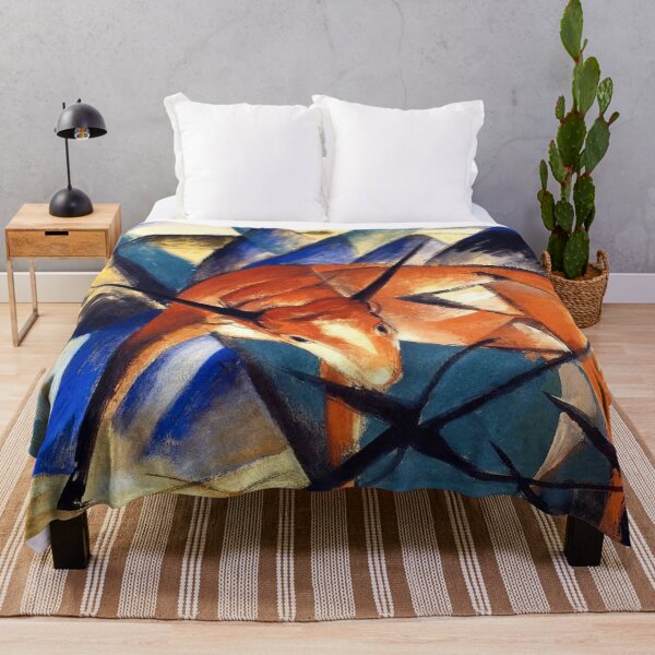 Item preview, Vintage Bull Wall Art, Bull Painting Print, Franz Marc Expressionist Art designed and sold by RickE.