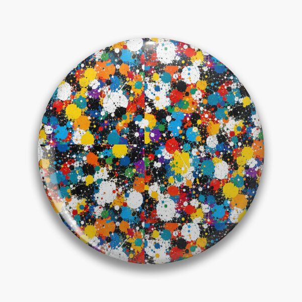 Item preview, Vibrant Spectrum Splatter Action Abstract Art designed and sold by THE SPLATTERED HAUS BY SAGE BANKS.