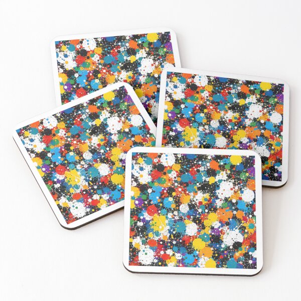 Item preview, Vibrant Spectrum Splatter Action Abstract Art designed and sold by THE SPLATTERED HAUS BY SAGE BANKS.