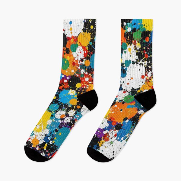 Item preview, Vibrant Spectrum Splatter Action Abstract Art designed and sold by THE SPLATTERED HAUS BY SAGE BANKS.