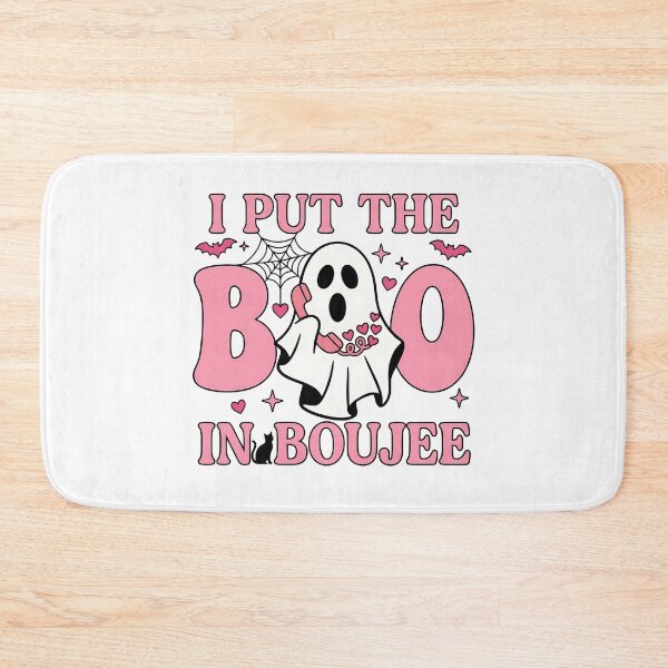 Item preview, I Put The Boo In Boujee Pink Halloween Ghost designed and sold by KroghDs.