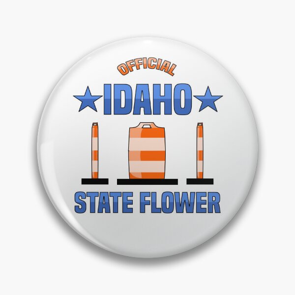 Item preview, Funny Idaho State Flower Traffic Cones designed and sold by thepixelgarden.